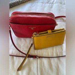 Michael Kors Purse & Wallet Bundle